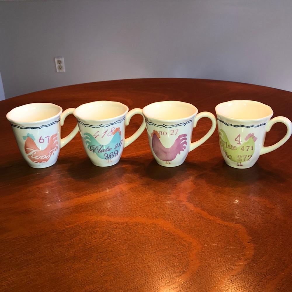 World Market Portuguese “Farmhouse” Mugs
